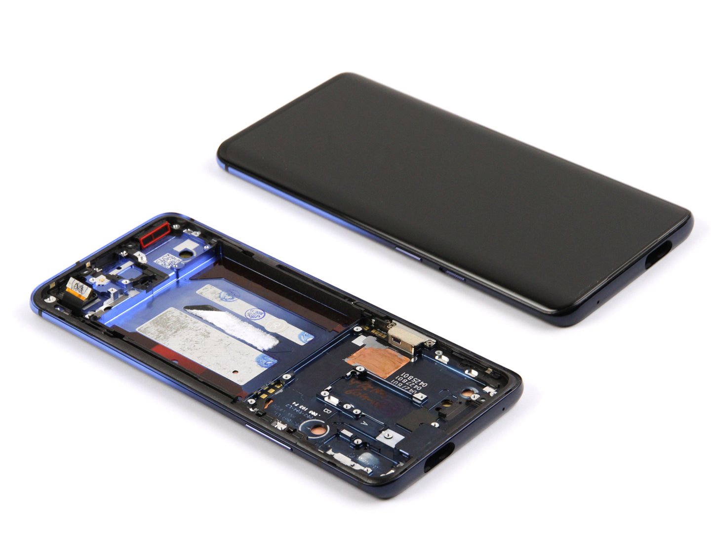 OnePlus 7 Pro Display And Digitizer With Frame Nebula Blue Refurbished