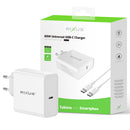 Rixus RXLC26 Universal USB-C Charger White