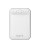 Rixus RXPB33B Ultra-Compact Power Bank 10000 mAh White