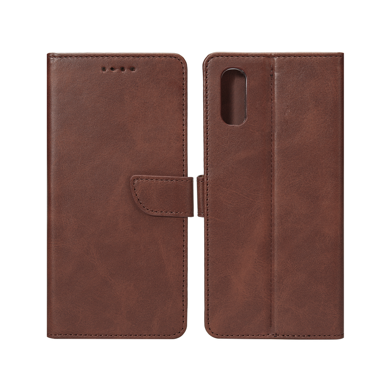 Bookcase For iPhone X/ XS Brown