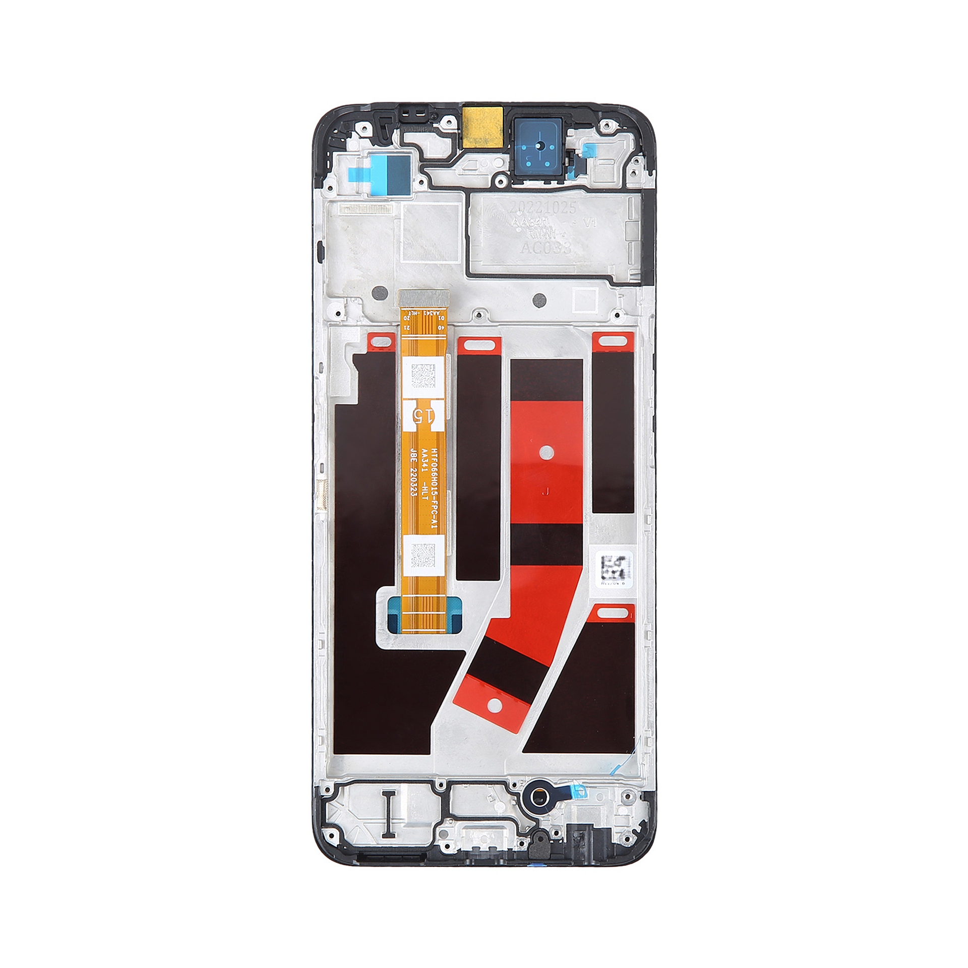 Oppo A77 4G, A57S, OnePlus Nord N20 SE Display And Digitizer With Frame Black OEM