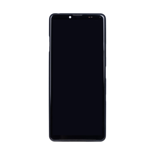 Sony Xperia 10III Display And Digitizer With Frame Black Refurbished