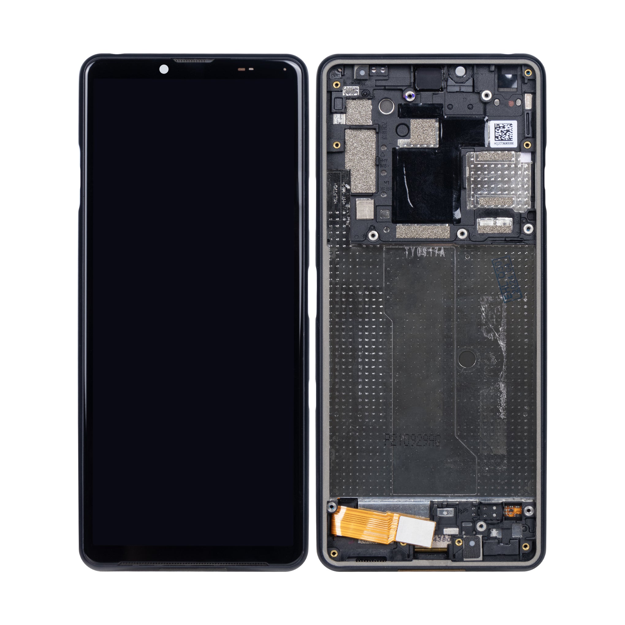 Sony Xperia 10III Display And Digitizer With Frame Black Refurbished