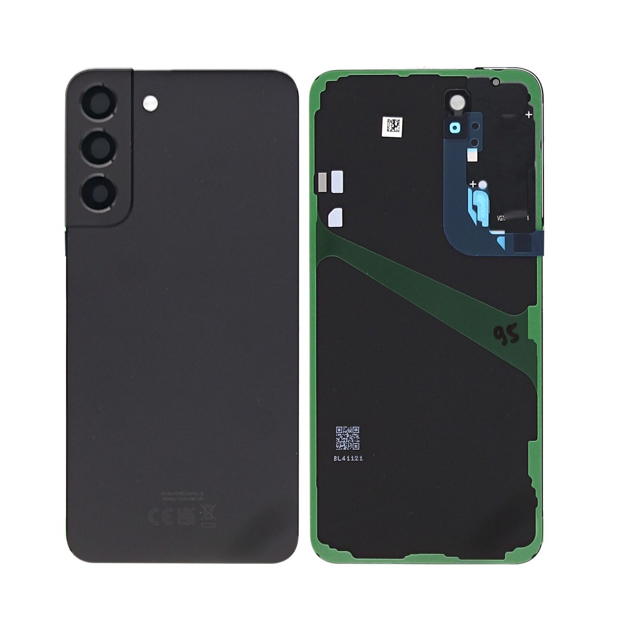 Samsung Galaxy S22 Plus S906B Back Cover With Lens Phantom Black Original