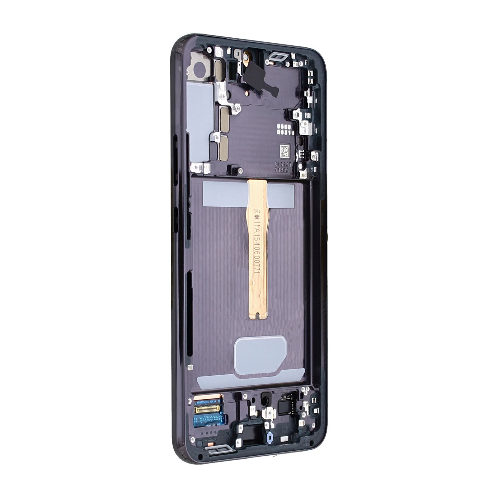 Samsung Galaxy S22 Plus S906B Display And Digitizer With Frame Phantom Black Service Pack