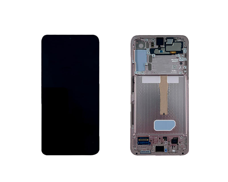 Samsung Galaxy S22 Plus S906B Display And Digitizer With Frame Pink Gold Service Pack