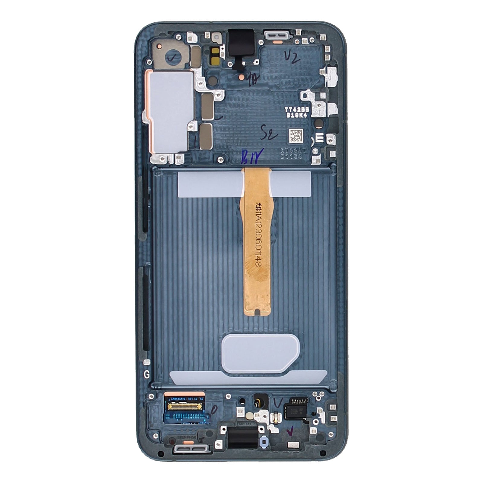 Samsung Galaxy S22 Plus S906B Display And Digitizer With Frame Green Service Pack