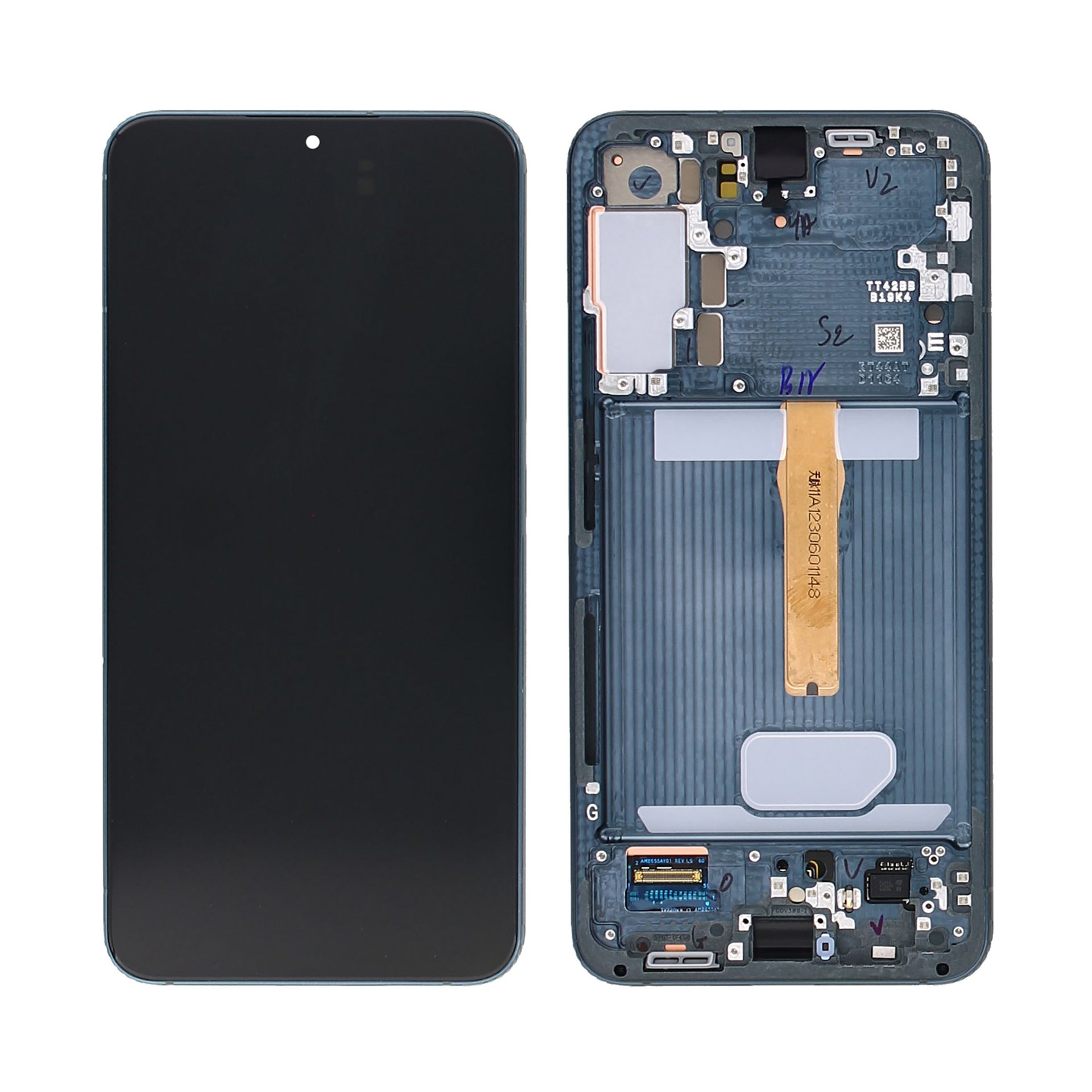 Samsung Galaxy S22 Plus S906B Display And Digitizer With Frame Green Service Pack