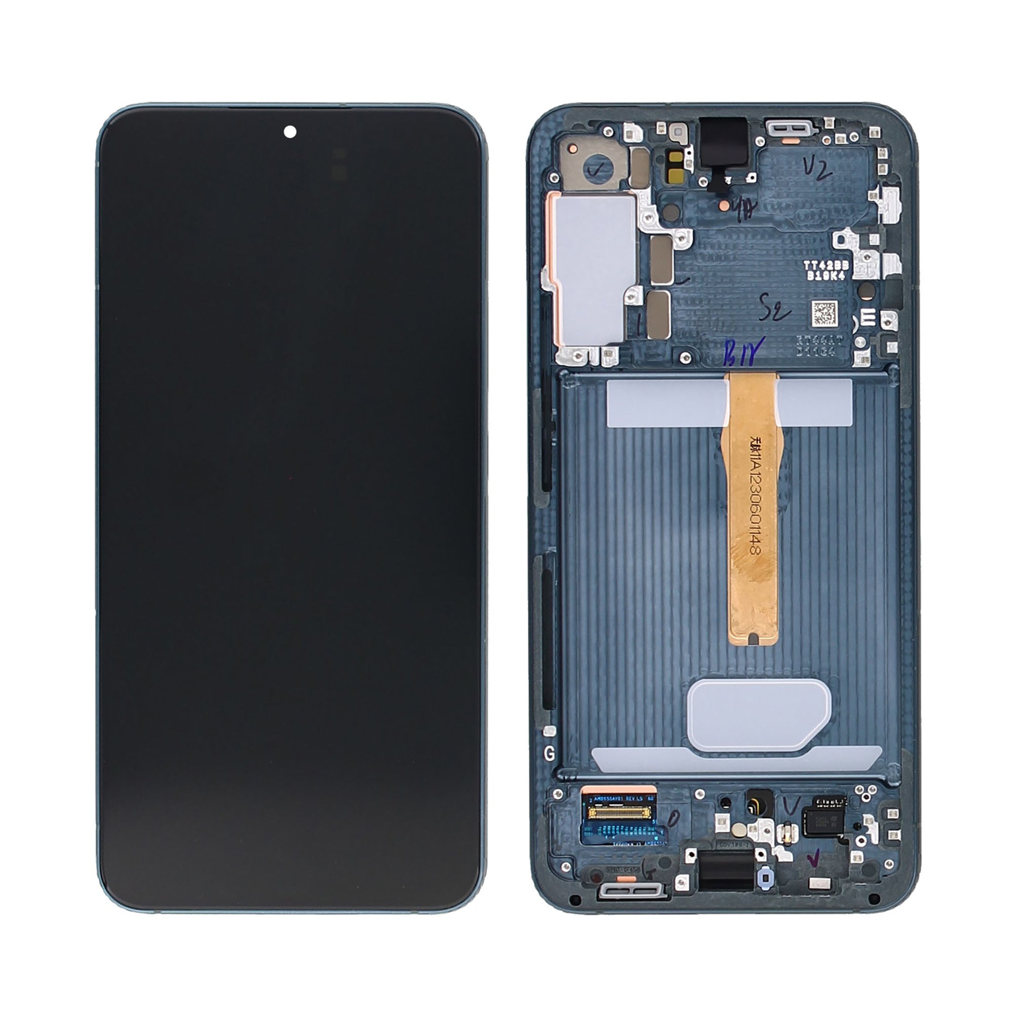 Samsung Galaxy S22 Plus S906B Display And Digitizer With Frame Green Service Pack