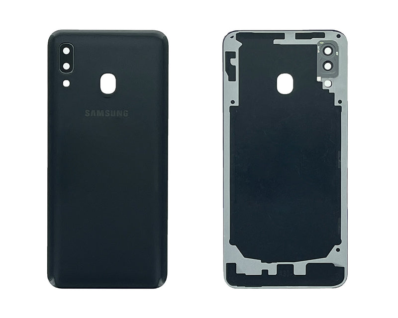 Samsung Galaxy A30 A305F Back Cover Black With Lens (OEM)