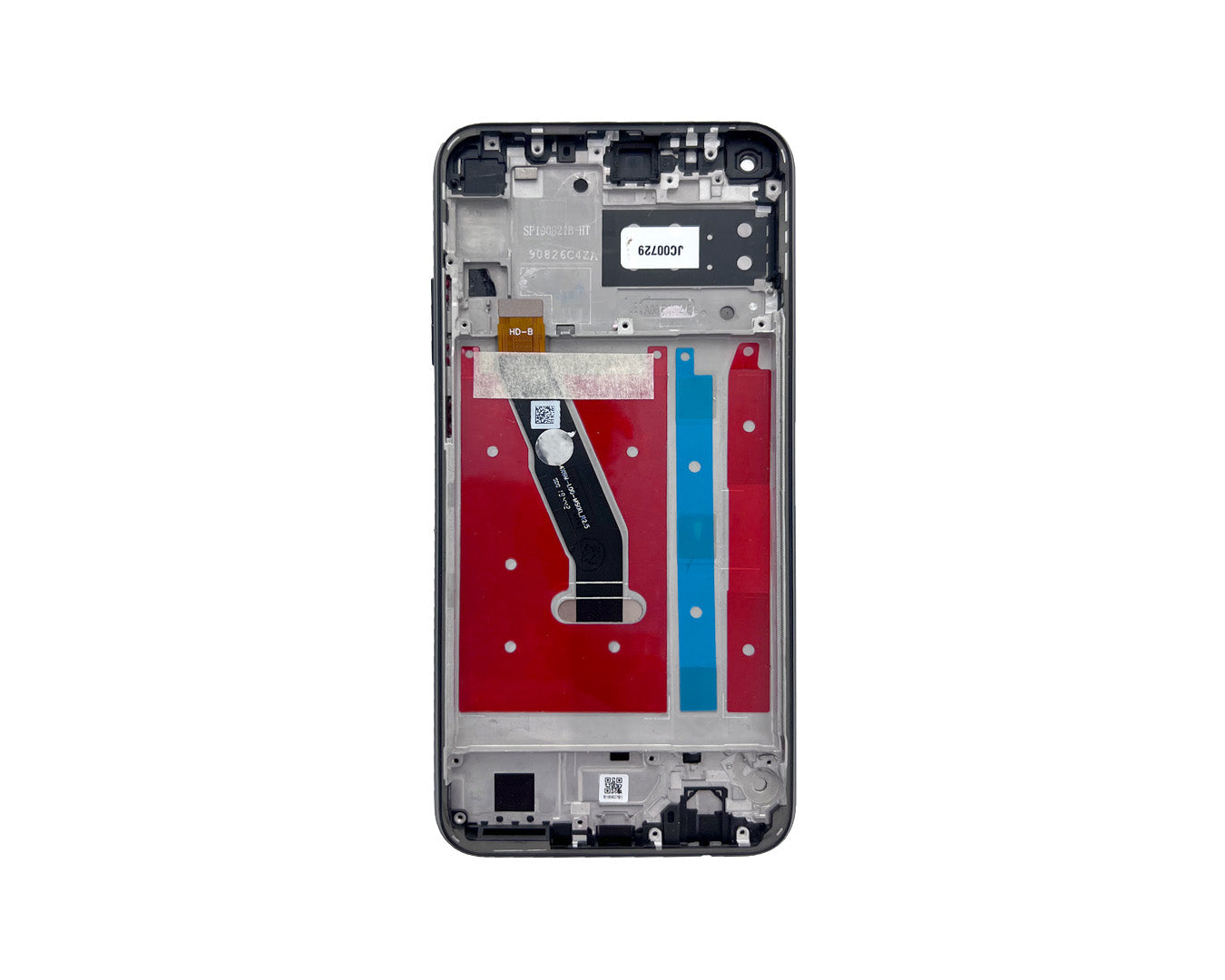 Huawei P40 Lite E Display And Digitizer With Frame Midnight Black OEM