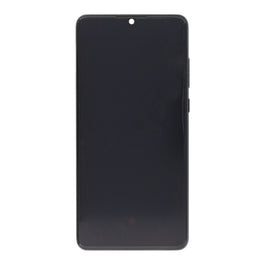 Huawei P30 New Version Display And Digitizer With Frame Black Service Pack