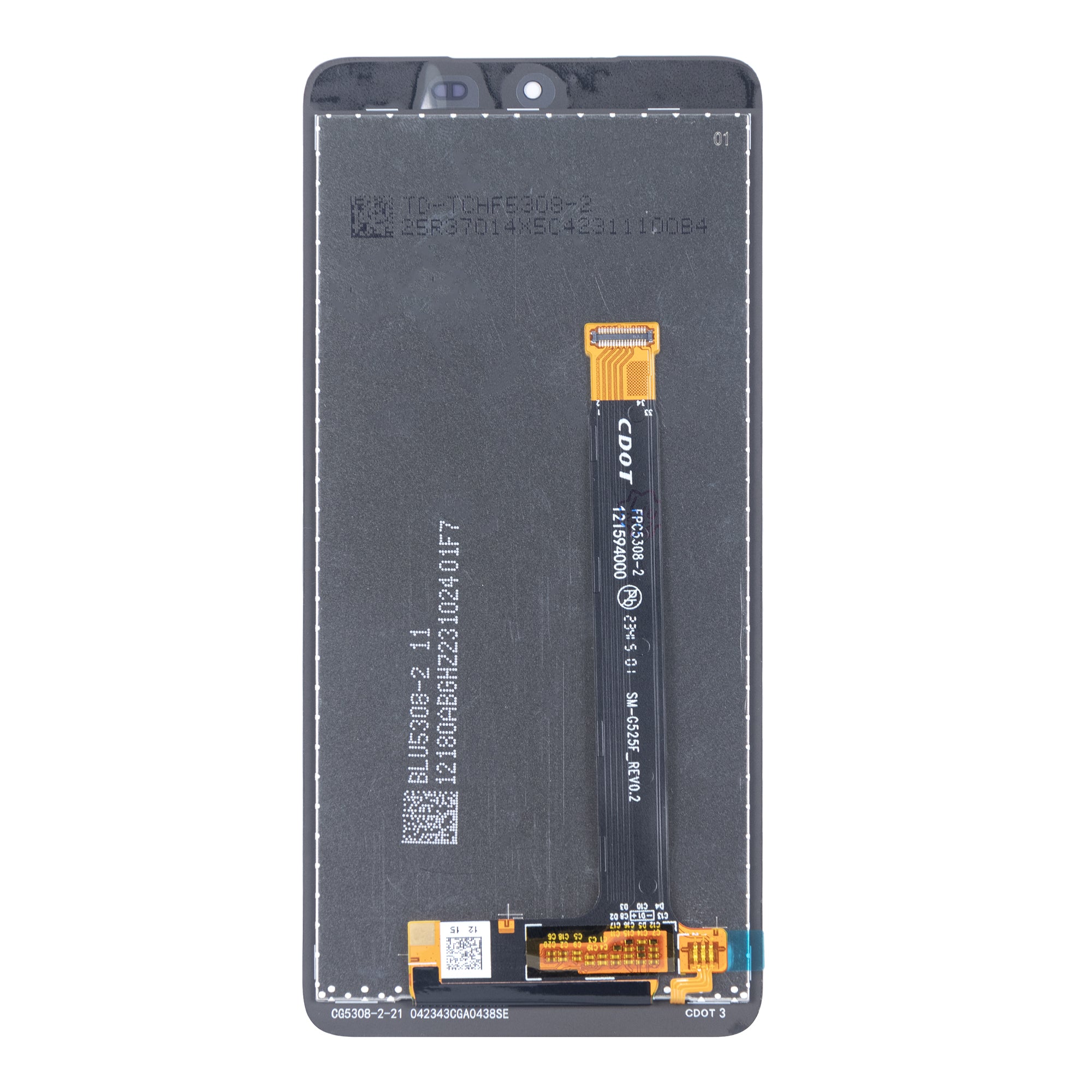 Samsung Galaxy Xcover 5 G525F Display And Digitizer Without Frame Black Soft-OLED