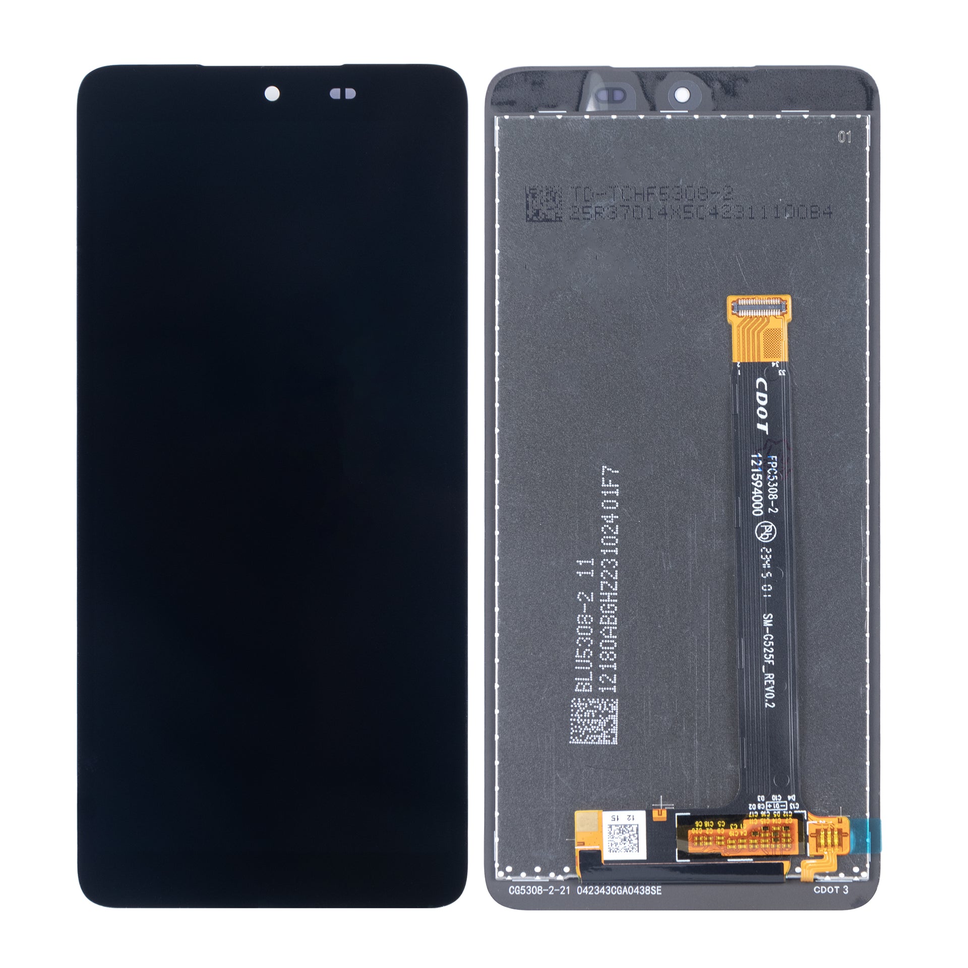 Samsung Galaxy Xcover 5 G525F Display And Digitizer Without Frame Black Soft-OLED