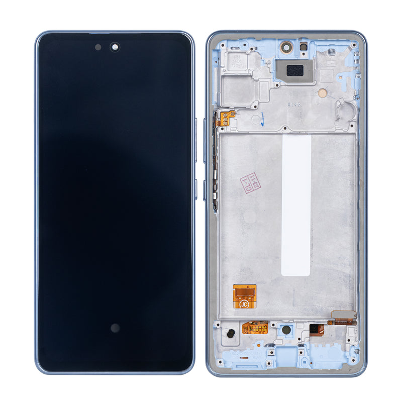Samsung Galaxy A53 5G A536B Display And Digitizer With Frame Blue Soft-OLED
