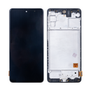 Samsung Galaxy M31s M317F Display And Digitizer With Frame Black Soft-OLED