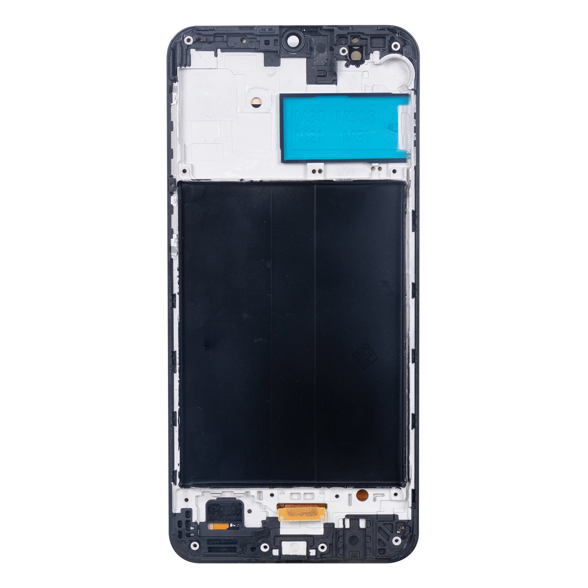 Samsung Galaxy M21 M215F Display And Digitizer With Frame Black Soft-OLED