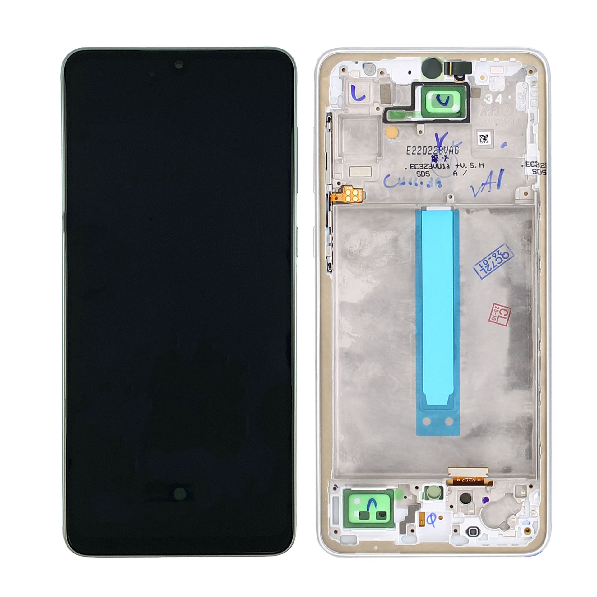 Samsung Galaxy A33 5G A336B Display And Digitizer With Frame Awesome White Soft-OLED