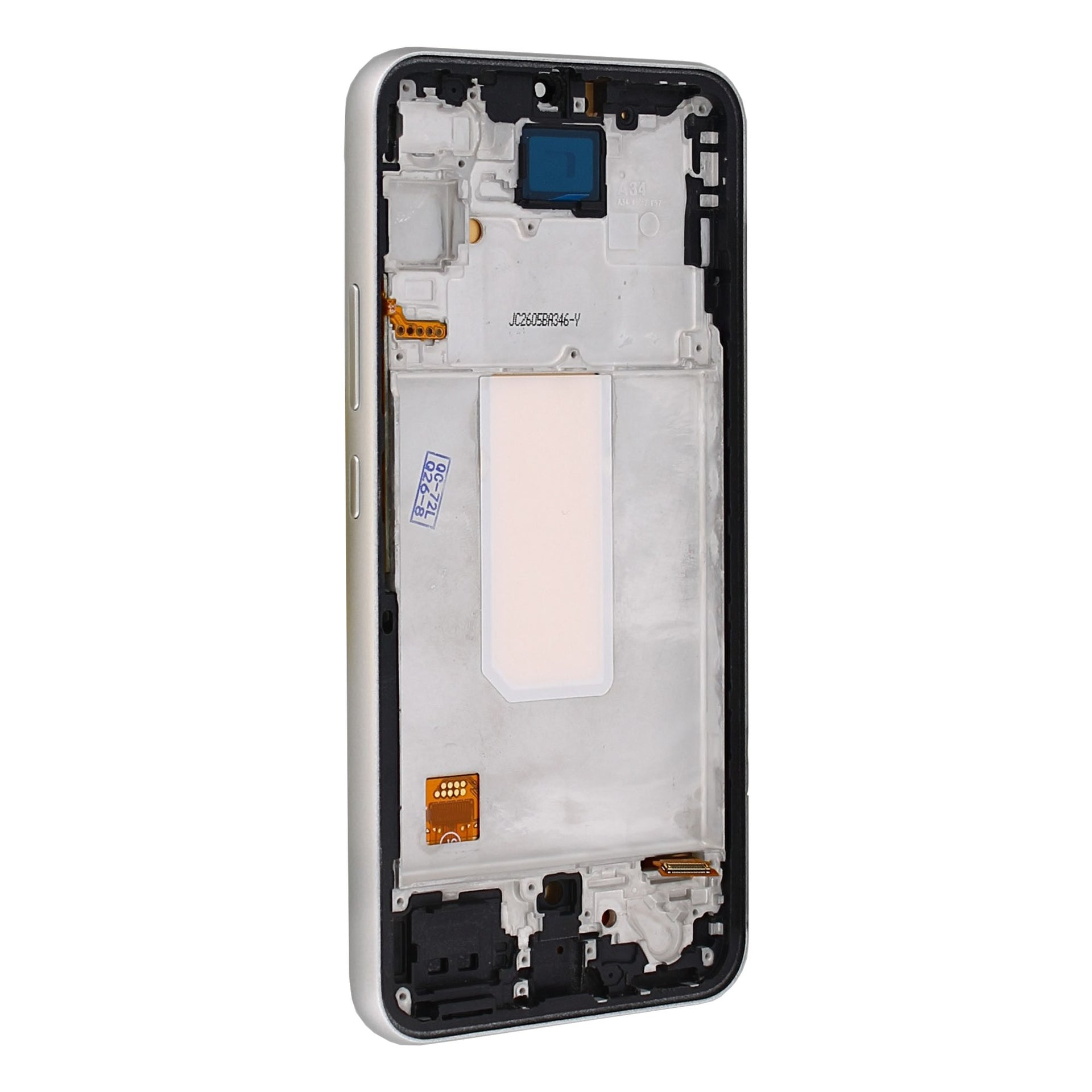 Samsung Galaxy A34 5G A346B Display And Digitizer With Frame Silver Soft-OLED