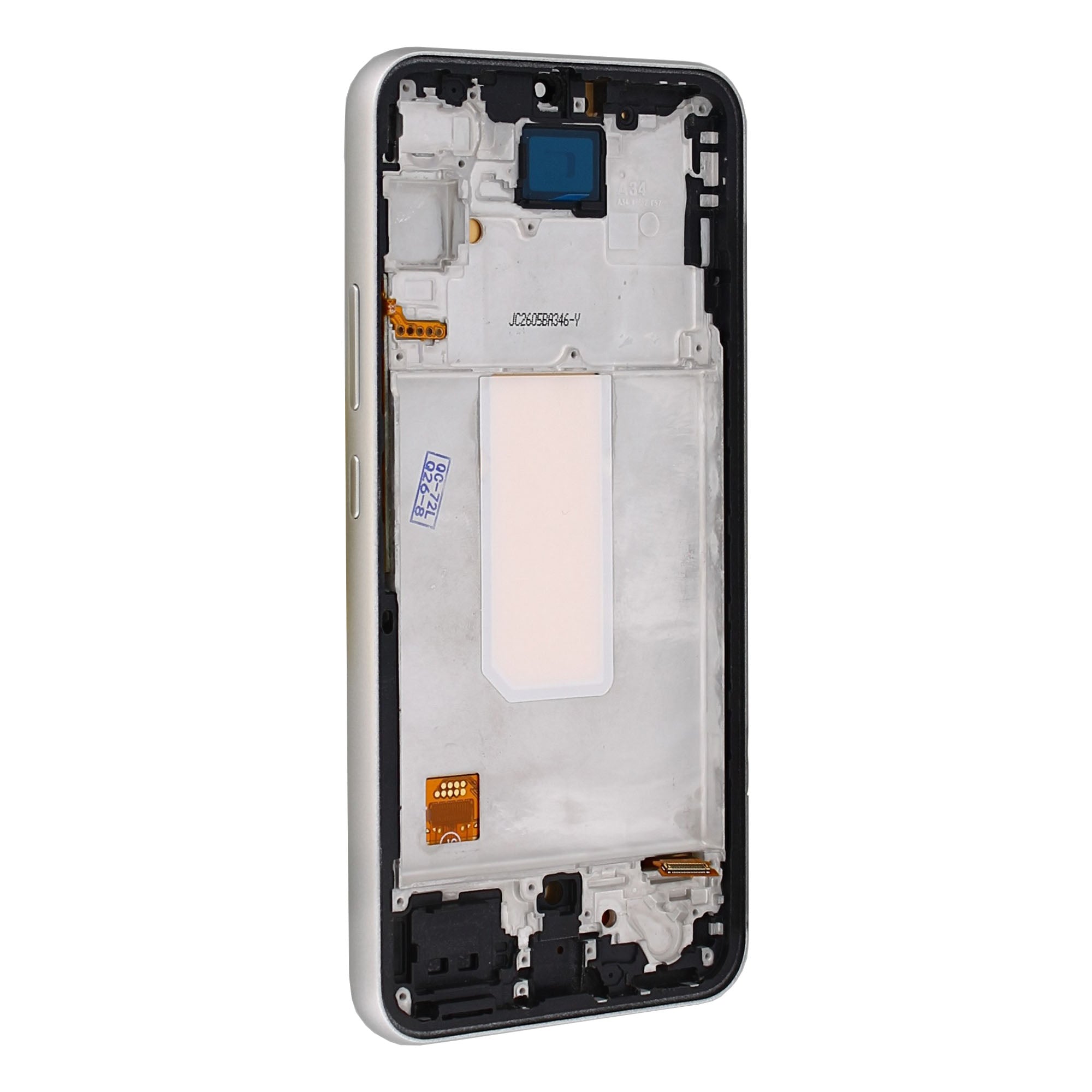 Samsung Galaxy A34 5G A346B Display And Digitizer With Frame Silver Soft-OLED