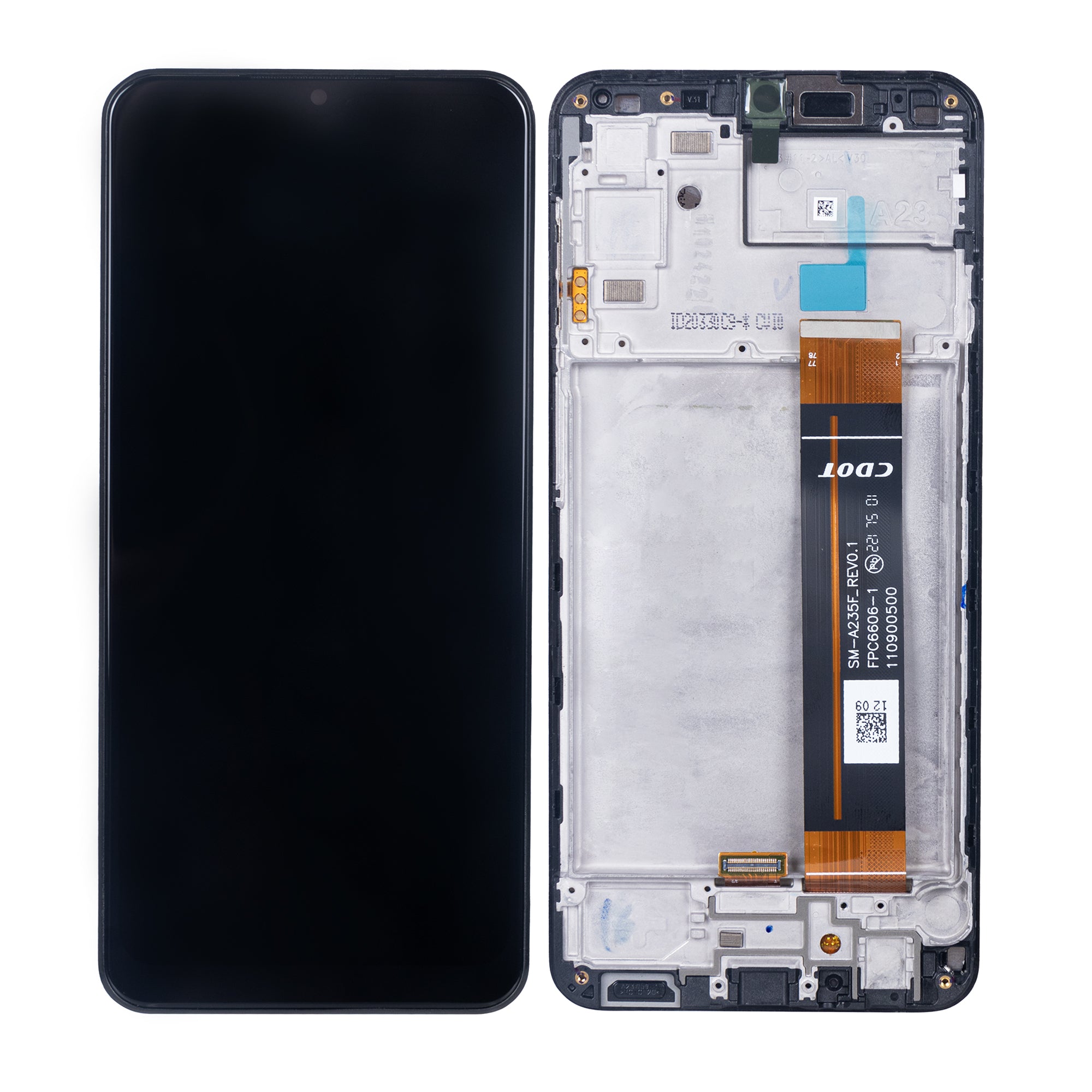 Samsung Galaxy A23 A235F Display And Digitizer With Frame Black OEM