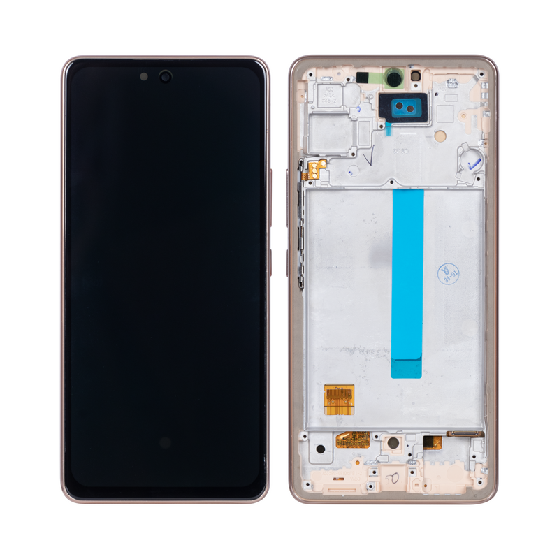 Samsung Galaxy A53 5G A536B Display And Digitizer With Frame Peach Soft-OLED