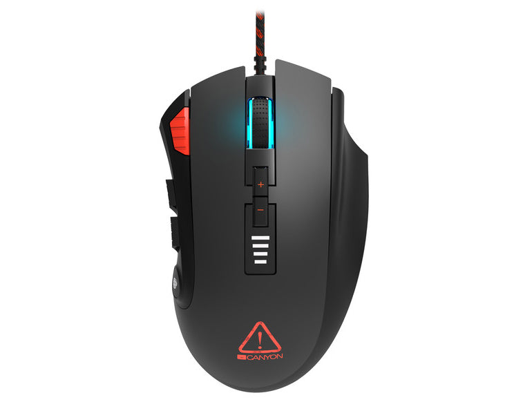 Canyon Gaming Mouse GM-15 Merkava RGB 12 Buttons Black