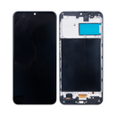Samsung Galaxy M30s M307F Display And Digitizer With Frame Black Soft-OLED