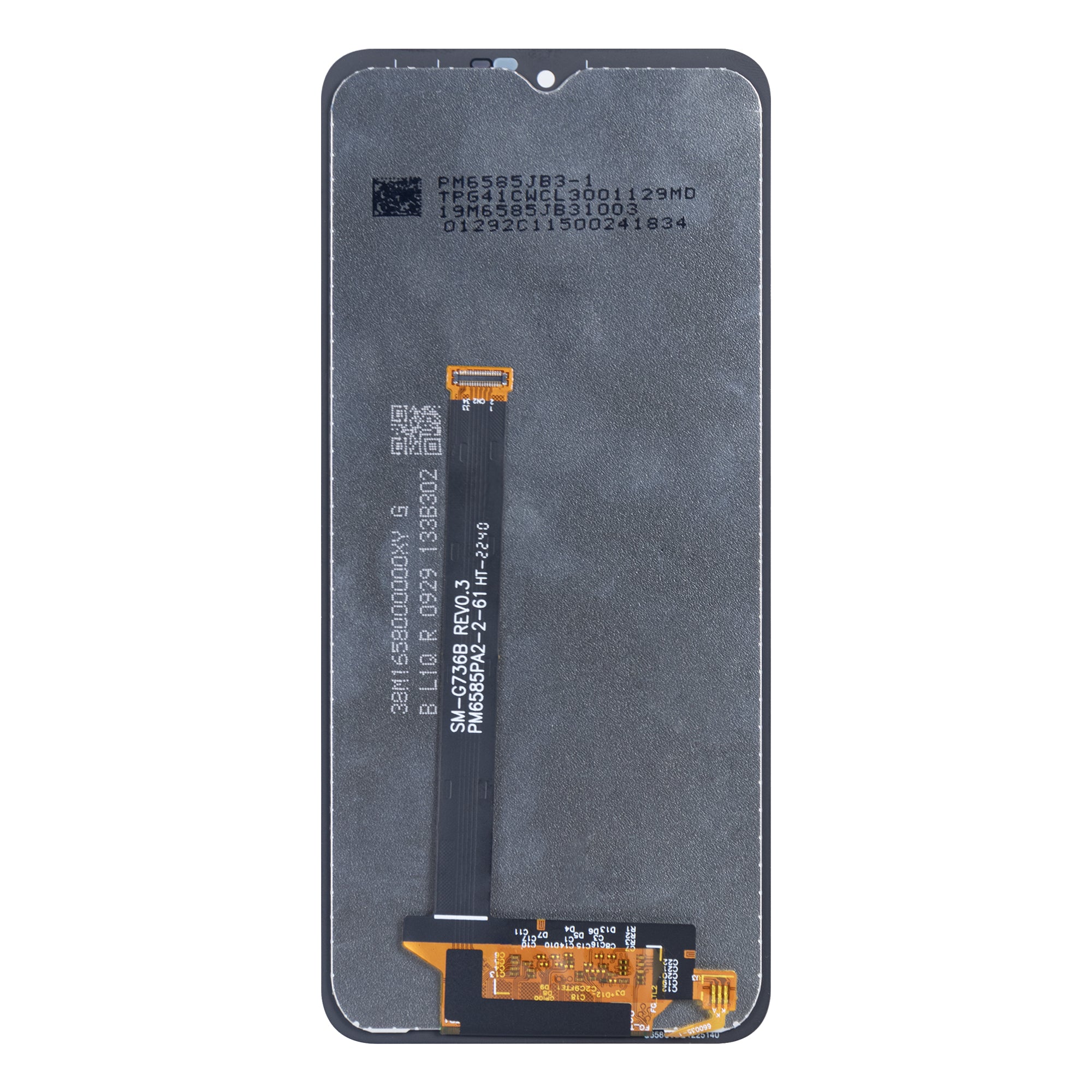 Samsung Galaxy Xcover 6 Pro G736B Display And Digitizer Without Frame Black Soft-OLED