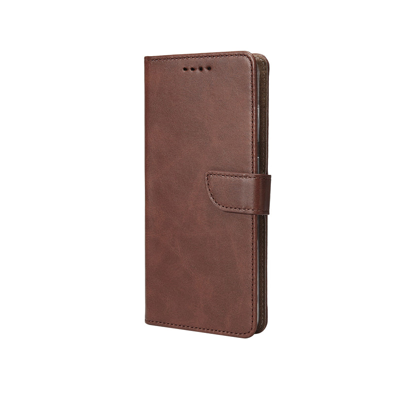 For iPhone XR Bookcase Extra Card Holder Brown