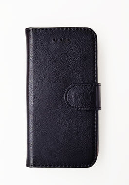 Rixus Bookcase Extra Card Holder For Apple iPhone XR Black