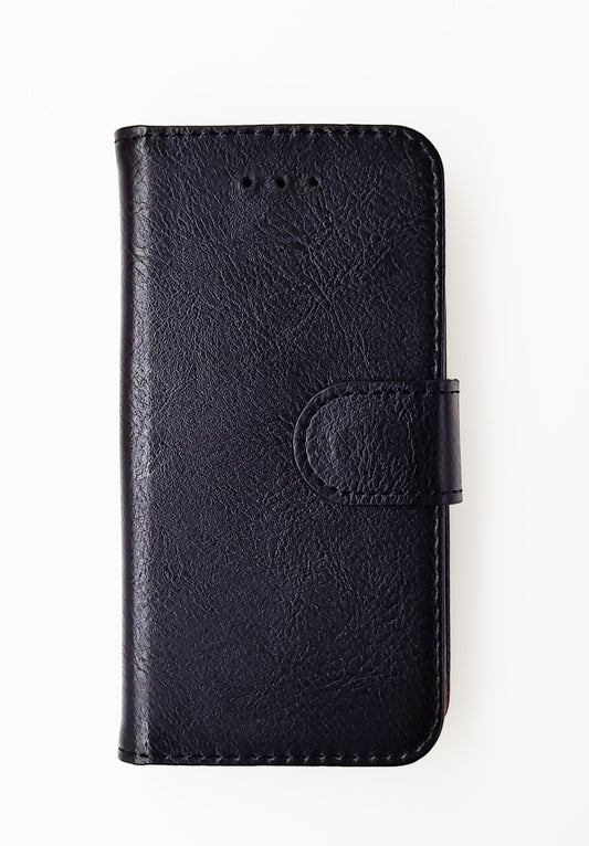 Rixus Bookcase Extra Card Holder For Apple iPhone XR Black