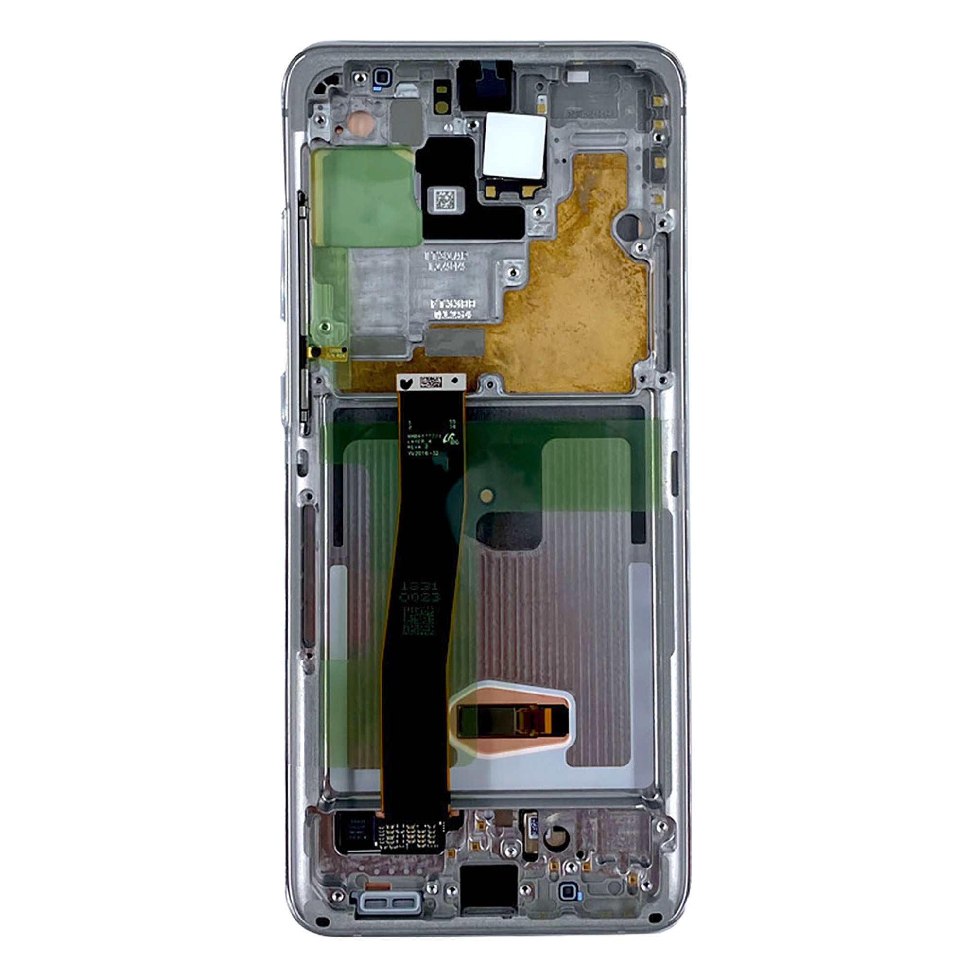 Samsung Galaxy S20 Ultra G988B Display And Digitizer With Frame Cloud White Service Pack