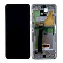 Samsung Galaxy S20 Ultra G988B Display And Digitizer With Frame Cloud White Service Pack