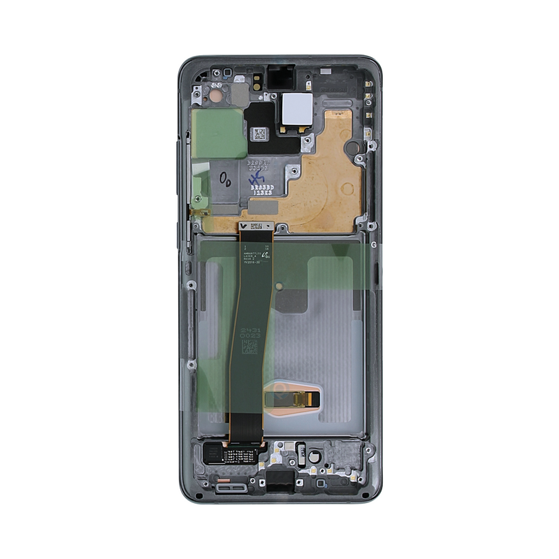 Samsung Galaxy S20 Ultra G988B Display And Digitizer With Frame Cosmic Grey Service Pack