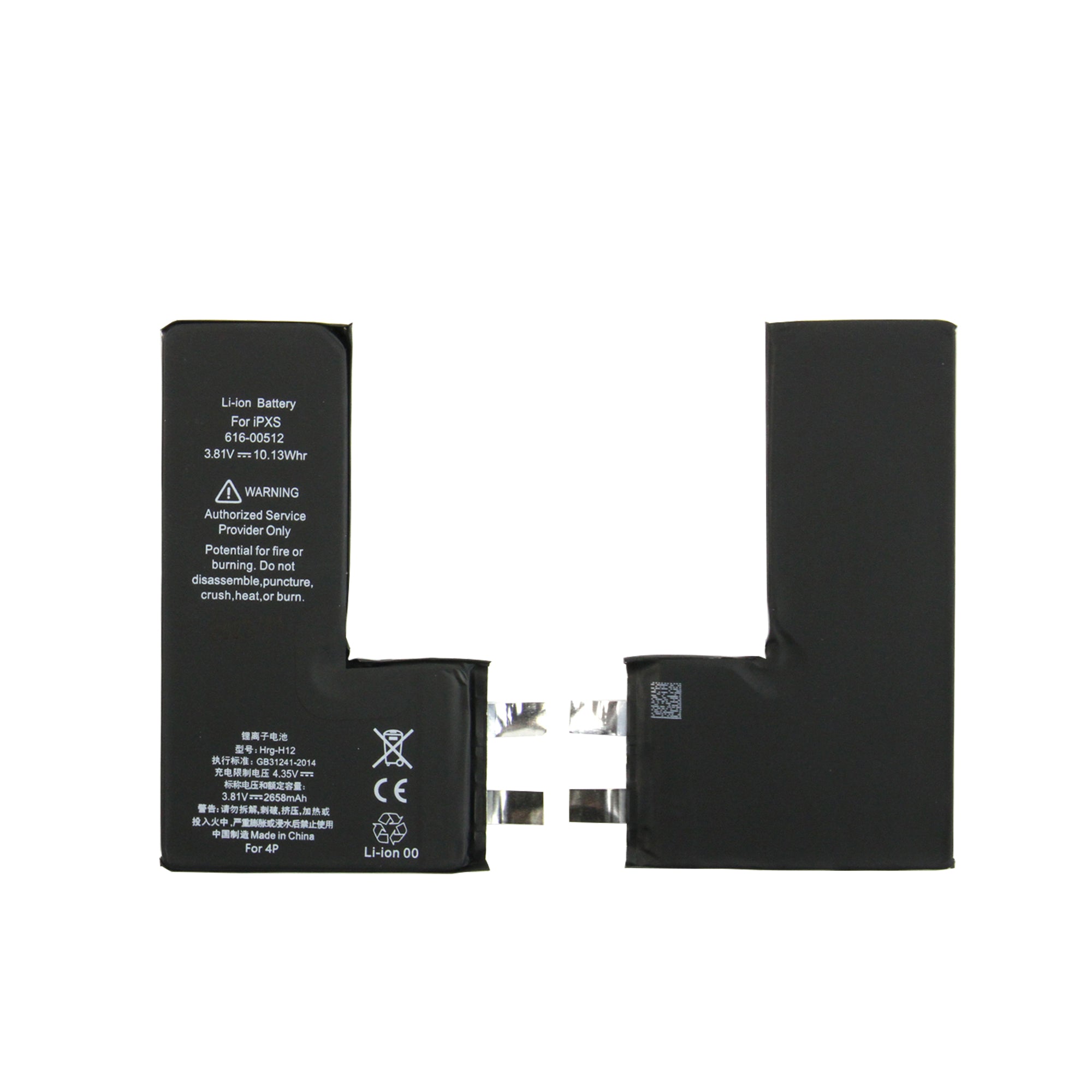 For Apple iPhone XS Battery (Spot Welding Required) No BMS/IC OEM