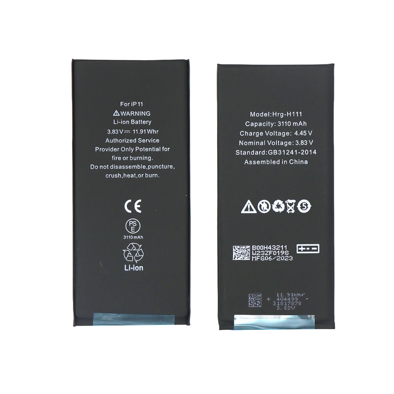 For iPhone 11 Battery (Spot Welding Required) 3110 mAh No BMS / IC