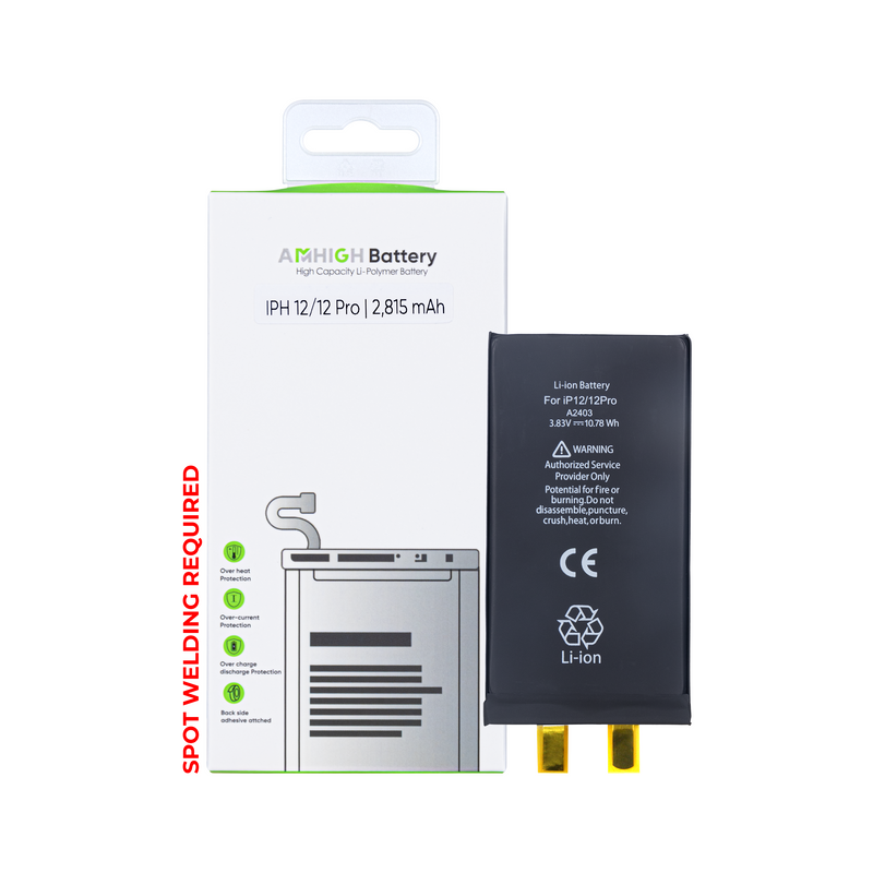 For iPhone 12, 12 Pro Battery Cell No Flex