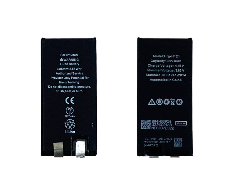 For iPhone 12 Mini Battery (Spot Welding Required) 2227mAh No BMS / IC