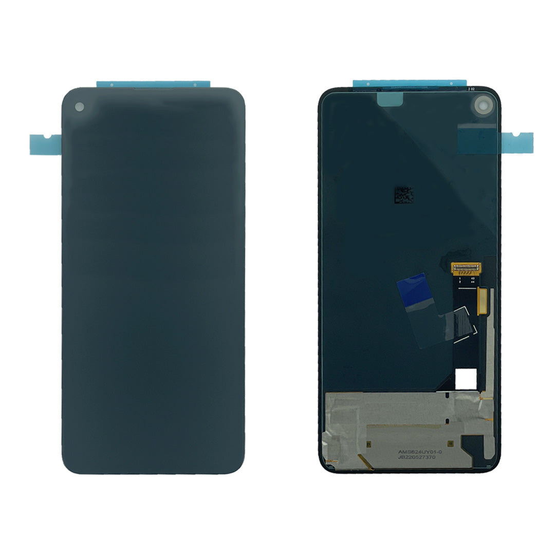 Google Pixel 4a 5G Display And Digitizer Without Frame Black Service Pack