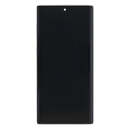 Samsung Galaxy Note 10 N970F Display And Digitizer With frame Aura White Service Pack