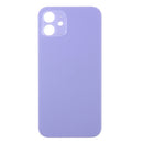 For Apple iPhone 12 Back Glass, Enlarged Camera Frame Purple Compatible