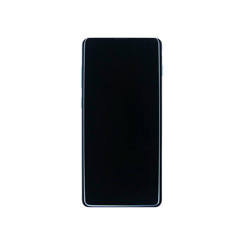 Samsung Galaxy S10 Plus G975F Display And Digitizer With Frame Prism White Service Pack