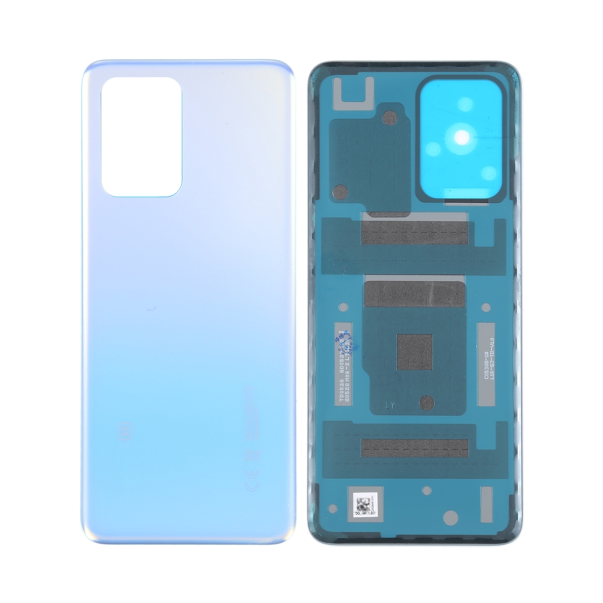 Xiaomi Redmi Note 11T Pro, 11T Pro Plus Back Cover Without Lens Blue OEM