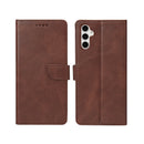 Rixus Bookcase For Samsung Galaxy A54 5G Brown