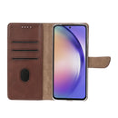 Rixus Bookcase For Samsung Galaxy A54 5G Brown