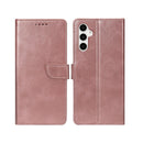 Rixus Bookcase For Samsung Galaxy A54 5G Pink