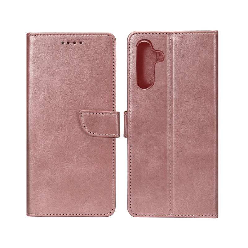 Rixus Bookcase For Samsung Galaxy A54 5G A546B Pink