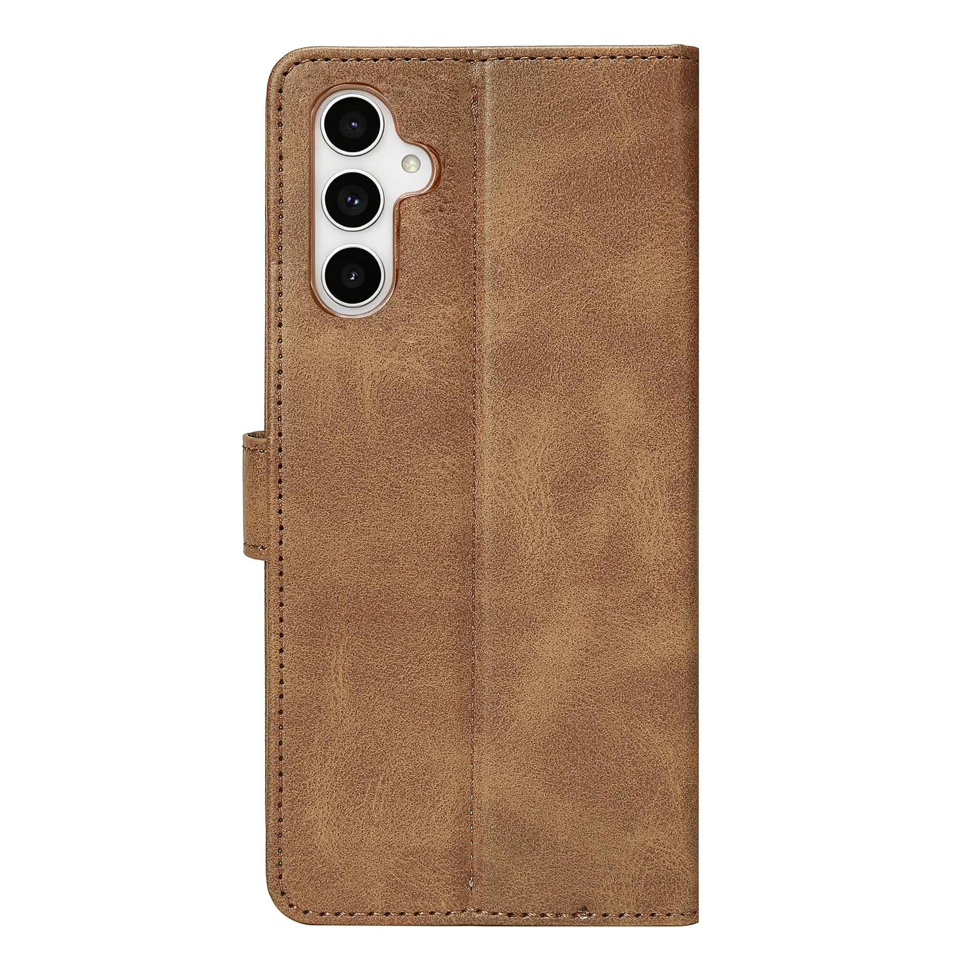 Rixus Bookcase For Samsung Galaxy A54 5G Light Brown