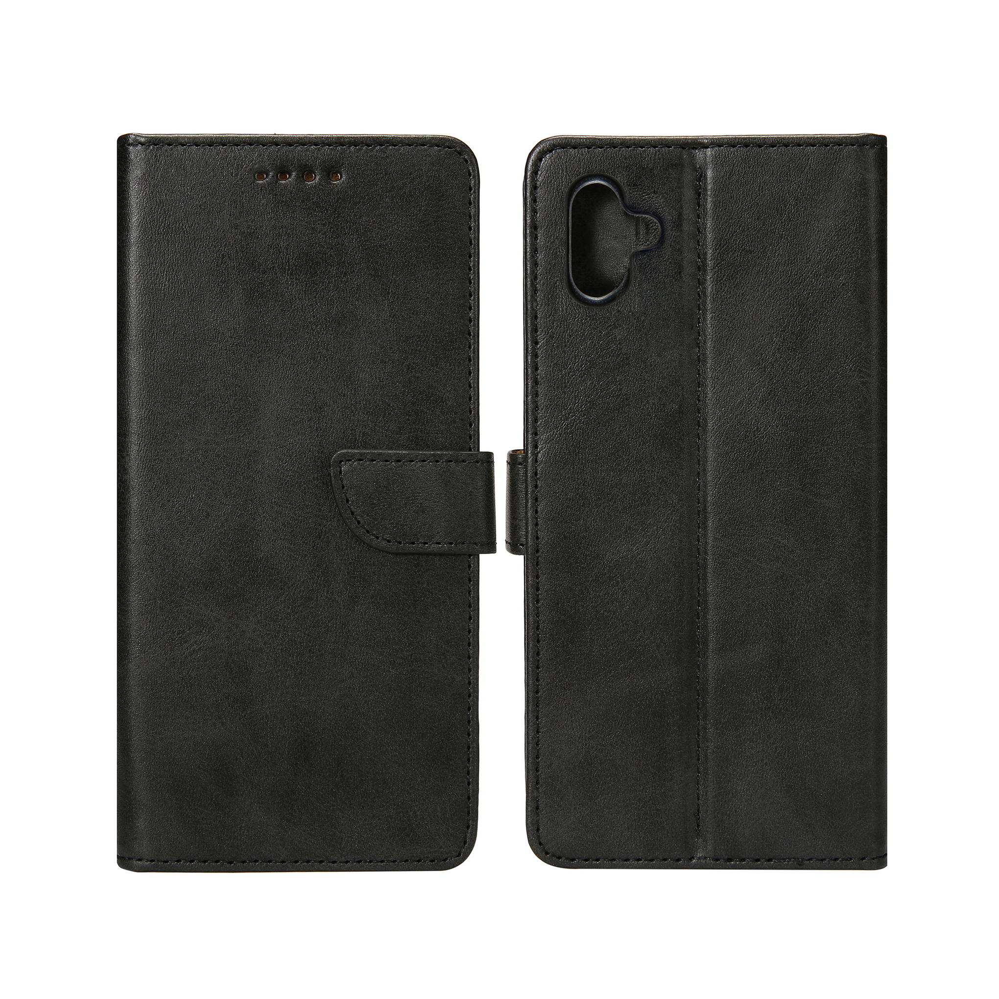 Rixus Bookcase For Samsung Galaxy A04E Black